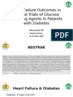 HF and Glucose Lowering Agents