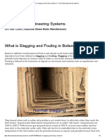 What Is Slagging and Fouling in Boilers - Thermodyne Engineering Systems PDF