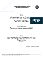 Los Fundamentos Del Valor Normatio de La Constitucion