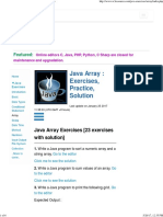 Java Array Exercises - Array Exercises - W3resource