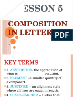 Lesson 5: Composition in Lettering