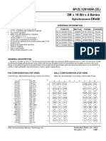 Sdram 2M X 16 Bit X 4 Banks: M12L128168A (2L)