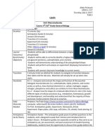 Lipids Lesson Plan