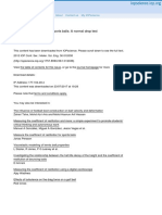 Coefficient of Restitution of Sports Balls A Normal Drop Test PDF