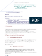 Interpretation Enquete Epidemiologique