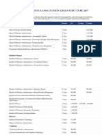 Cavendish University Fees Structure 2017