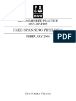 DNV Free Spaning Pipeline RP F105 PDF