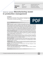 World Class Manufacturing Model PDF