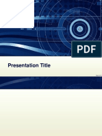 Presentation Title