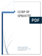 CCNP SP Sproute