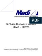 Three Phase Inverter Specification