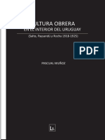 Cultura Obrera en El Interior Del Uruguay (Pascual Muñoz)