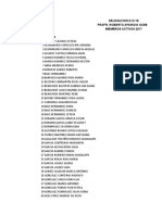 Lista de Maestros Jubilados