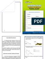 Matemáticas. Cuaderno de Ejercicios. Secundaria. 3er Grado