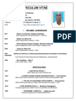 CV Pape Abdoulaye Diop - 2017