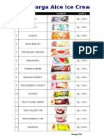 Daftar Harga Aice Ice Cream: NO. Nama Gambar Harga