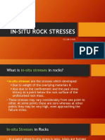 In-Situ Rock Stresses