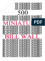 500 Blackmar-Diemer Gambit Miniatures by Bill Wall