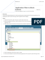 How To Create Application Filter To Block High ... Palo Alto Networks Live