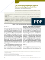 The Impact of The Roll-Out of Rapid Molecular Diagnostic Testing For Tuberculosis On Empirical Treatment in Cape Town, South Africa