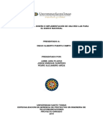 Proyecto para El Diseno e Implementacion de Una Red Lan para El Banco Nacional