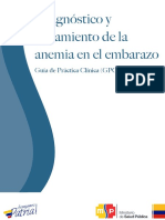 GPC - Anemia en El Embarazo PDF