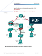 10.3.1.2 Lab D - Configure AnyConnect Remote Access SSL VPN Using ASDM - Instructor