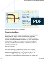 Sizing Junction Boxes