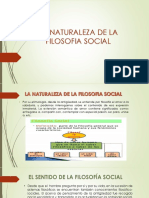 La Naturaleza de La Filosofia Social