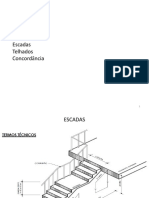 Escadas e Telhados - Desenho Técnico