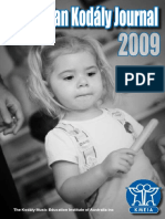 Australian Kodaly Journal 2009