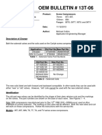 Oem Bulletin # 13T-06: Unloader Valve Changes