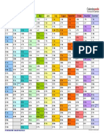 2018 Calendar Landscape in Color