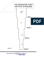 Previous Well Open Hole Section For Well W5-8 Al-Wafa Field