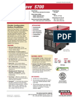 Power Wave S700: Stick, TIG, MIG, Pulsed MIG, Flux-Cored, Tandem MIG, Carbon Arc Gouging K3279-1 Power Wave S700