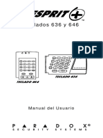 Panel de Control para Alarmas K636-646 PDF