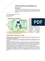 Las Tres Estrategias Genéricas