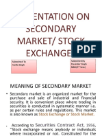 Presentation On Secondary Market