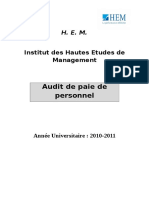 Audit de Paie de Personnel