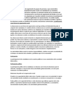 Democracia Es Una Forma de Organización de Grupos de Personas