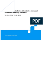 ZXWR RNC (V3.12.10) Radio Network Controller Alarm and Notification Handling Reference - 548986