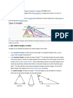 Types of Triangles: by Relative Lengths of Sides