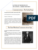 Evolution of Microwave Communications