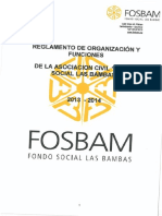 Reglamento Organizacion Funciones Fosbam