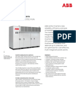 ABB Scheda - Tecnica - PVS980 - 0 - INVERTER 2MW PDF