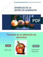 Aspectos Generales de La Descomposición de Alimentos