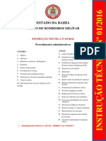 IT 01 - Procedimentos Administrativos (CBM BA)