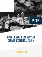 Lewis For Mayor Crime Plan