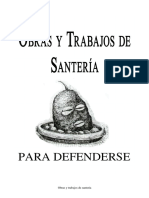 Obras y Trabajos de Santeria para Defenderse PDF