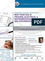 EIT Course Process Electrical Instrumentation Drawings Docs CDR Brochure